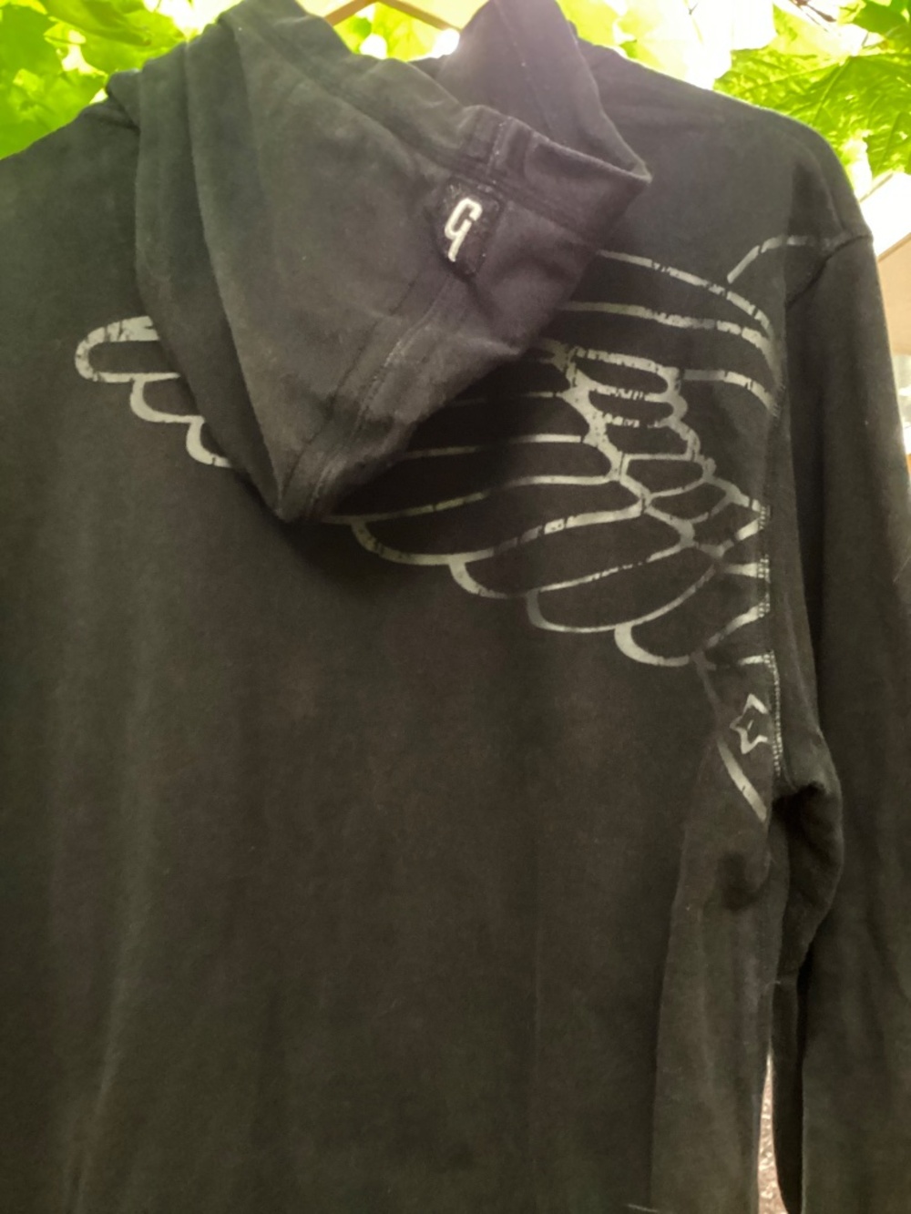 Gibson Guitars Black Full-Zip Logo Hoodie - Size Large - Picture 6 of 17